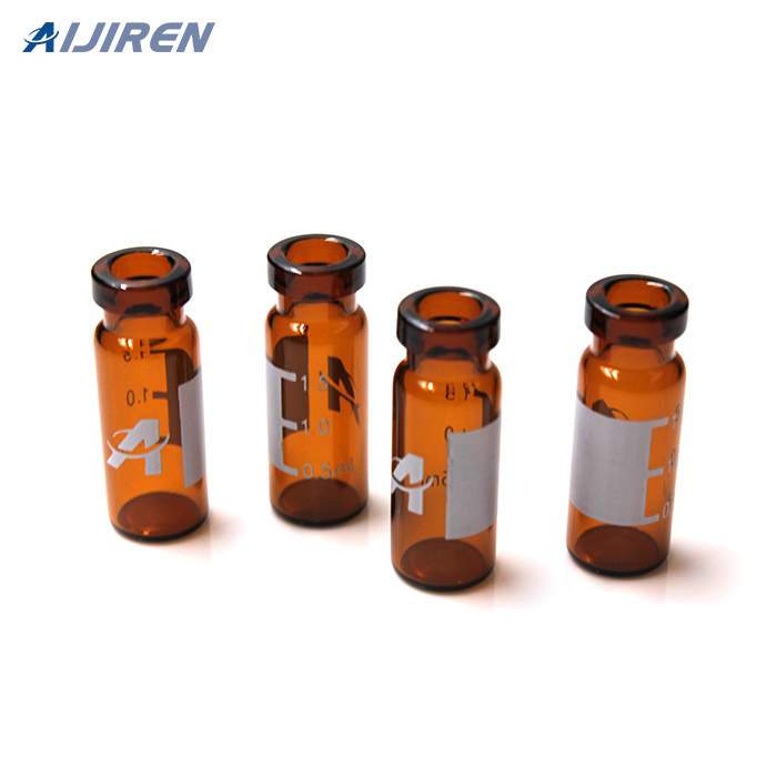 2ml crimp neck autosampler vials, amber glass