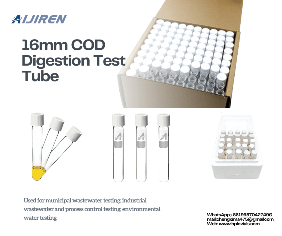 20ml headspace vial16mm COD Digestion Test Tube