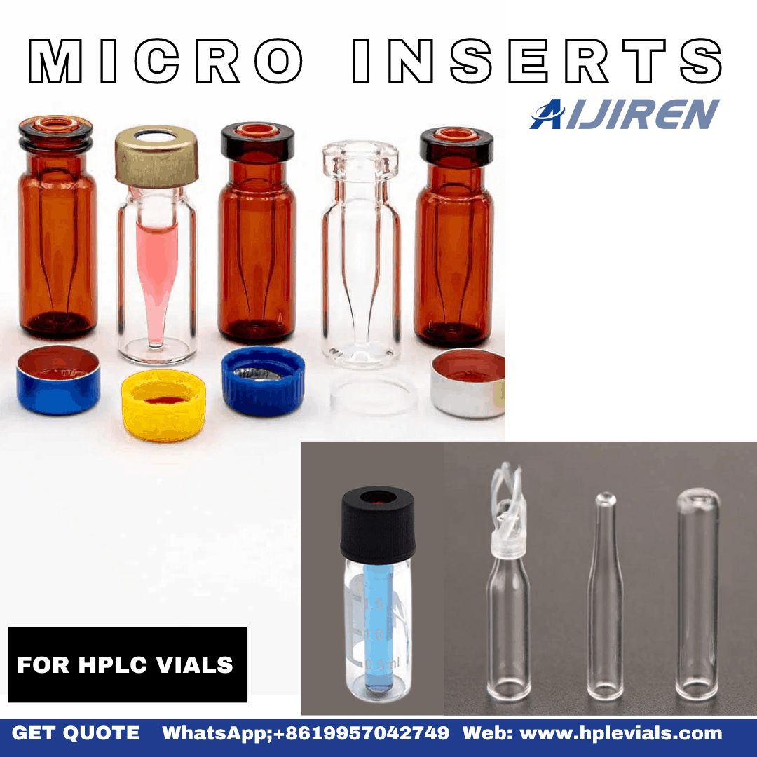 20ml headspace vialMicro Inserts for Hplc Vials