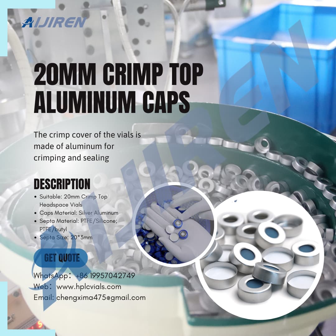 20mm Crimp Top Aluminum Caps