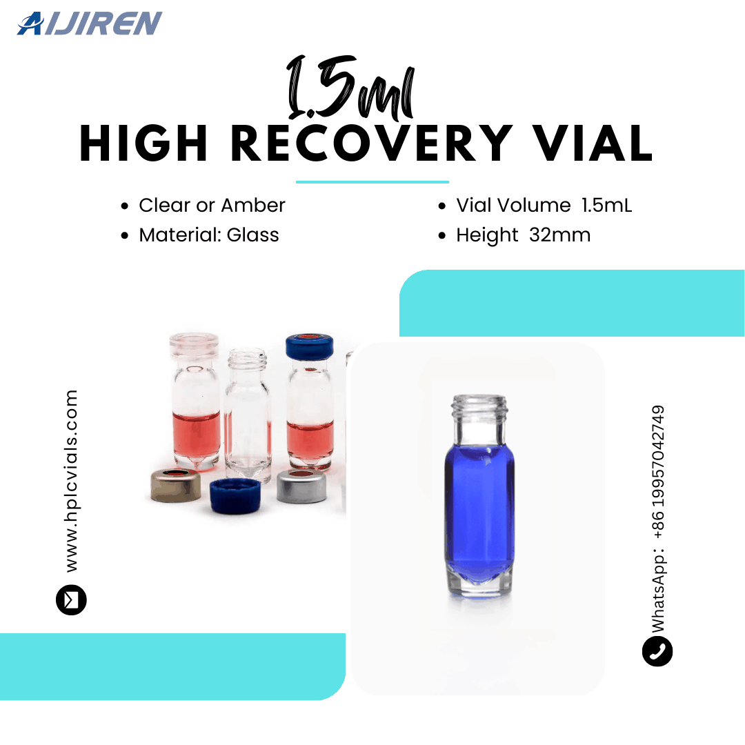 20ml headspace vial1.5ml High-recovery vial
