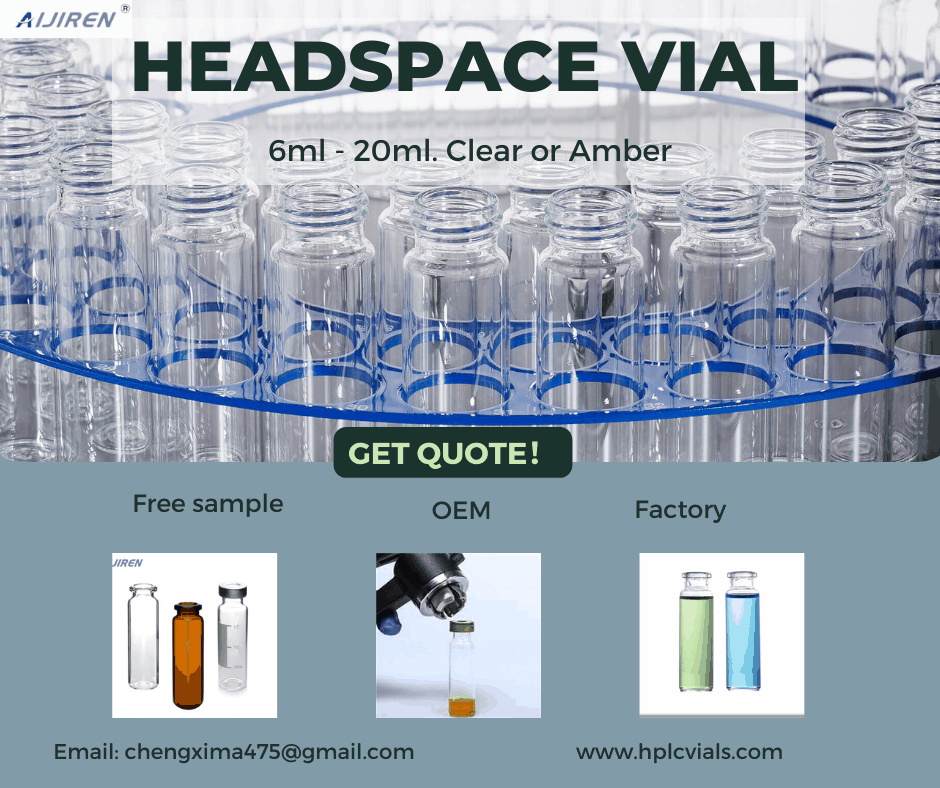 20ml headspace vialHeadspace Vials