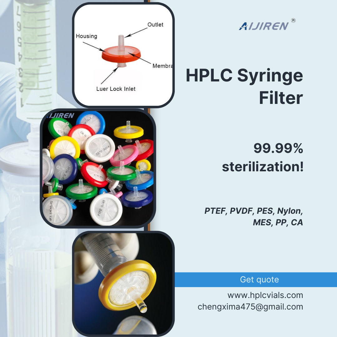 20ml headspace vialHPLC Syringe Filter
