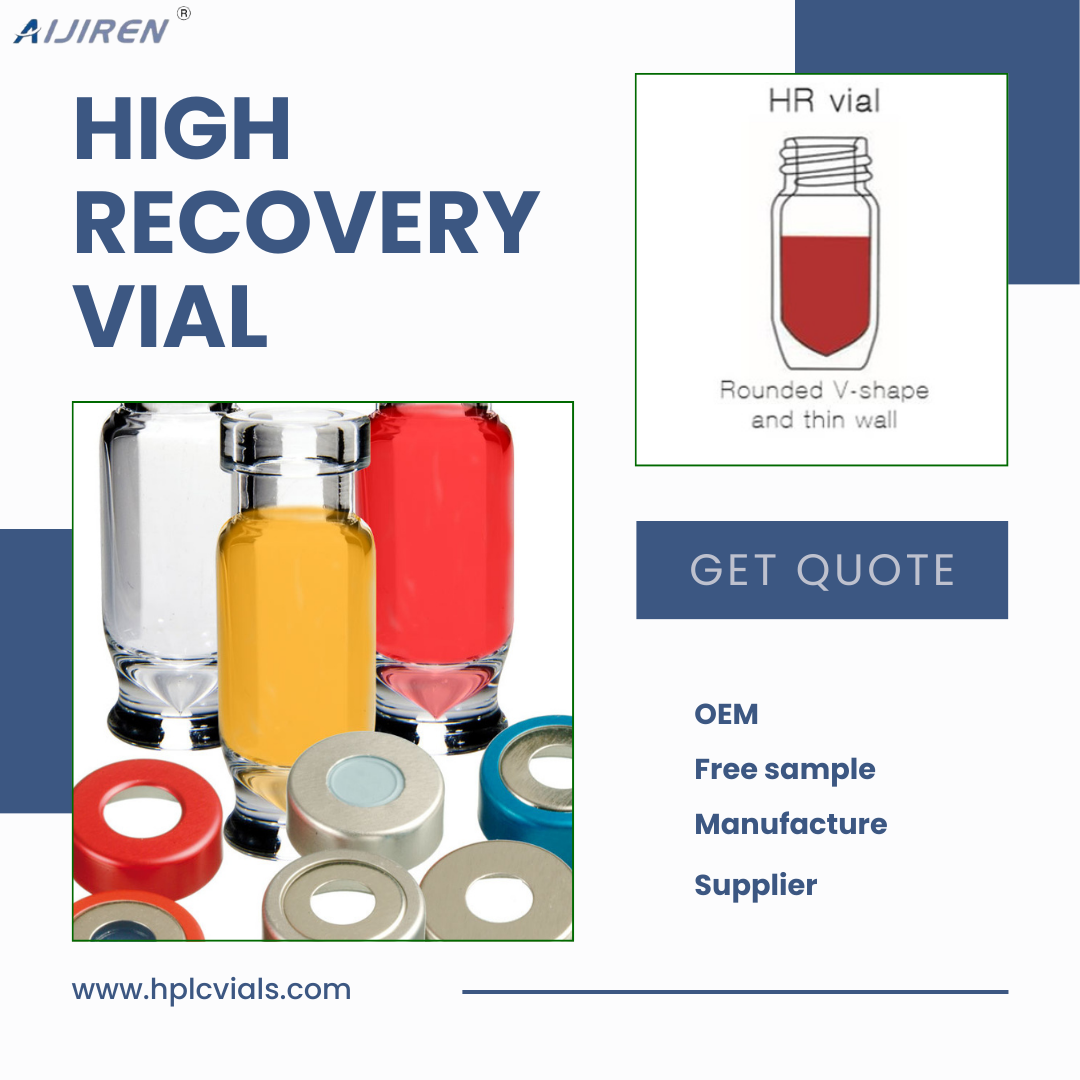High-recovery vials