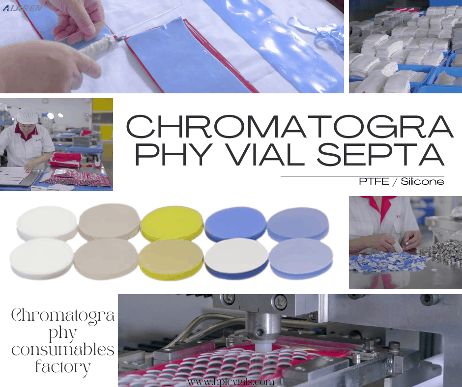 Chromatography vial septa manufacturers