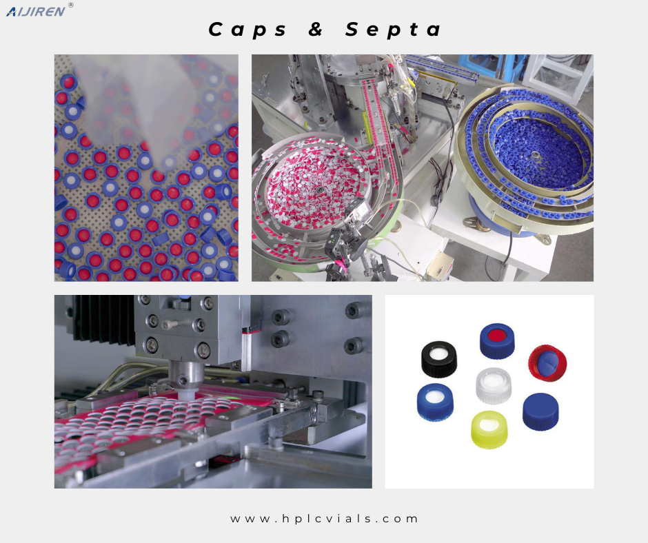 Sample vial caps & septa