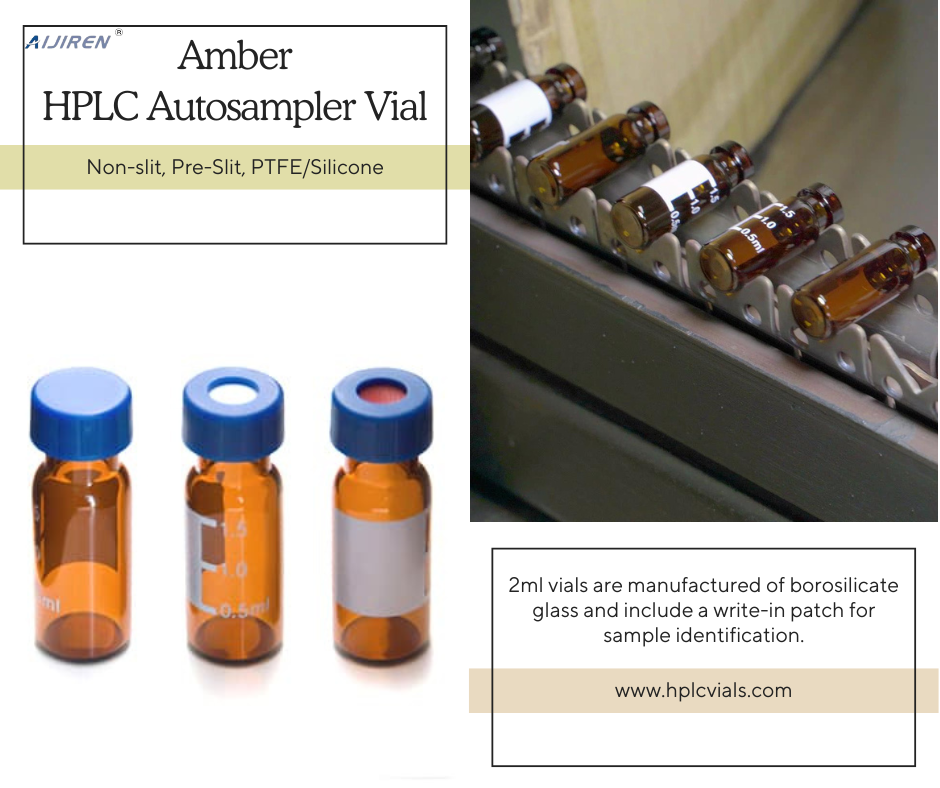 Amber HPLC Autosampler Vial
