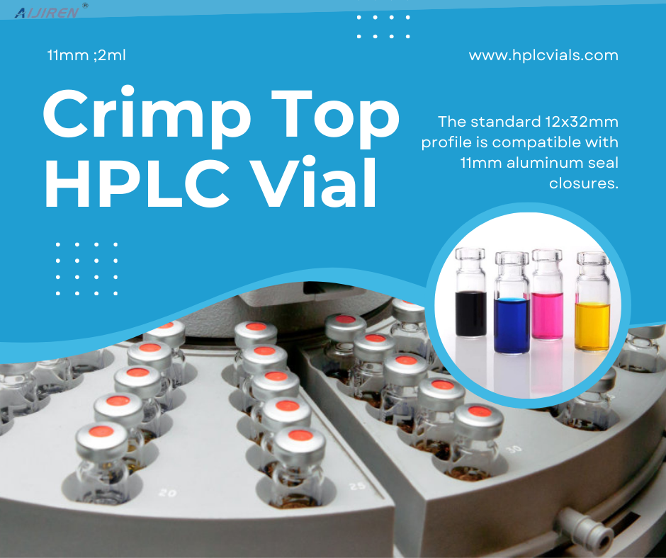11mm Crimp Top 2ml Autosampler Vial with Aluminum Seal