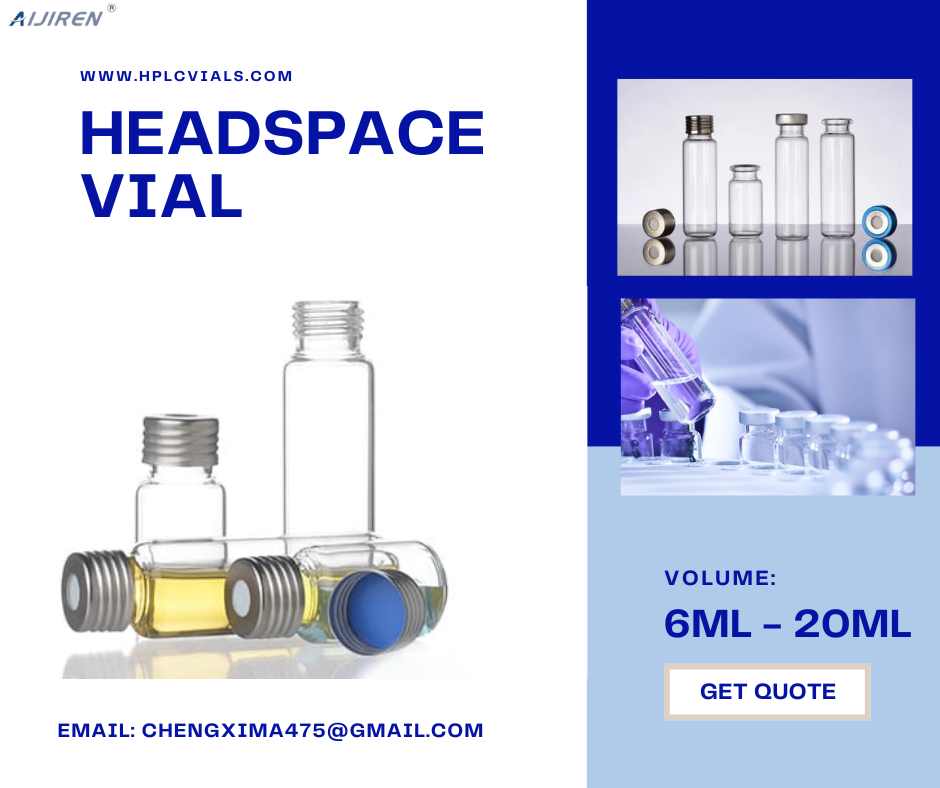 20ml headspace vialHeadspace Vial