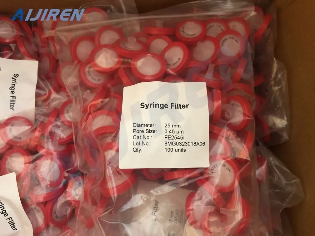 20ml headspace vial25mm PTFE Syringe Filter