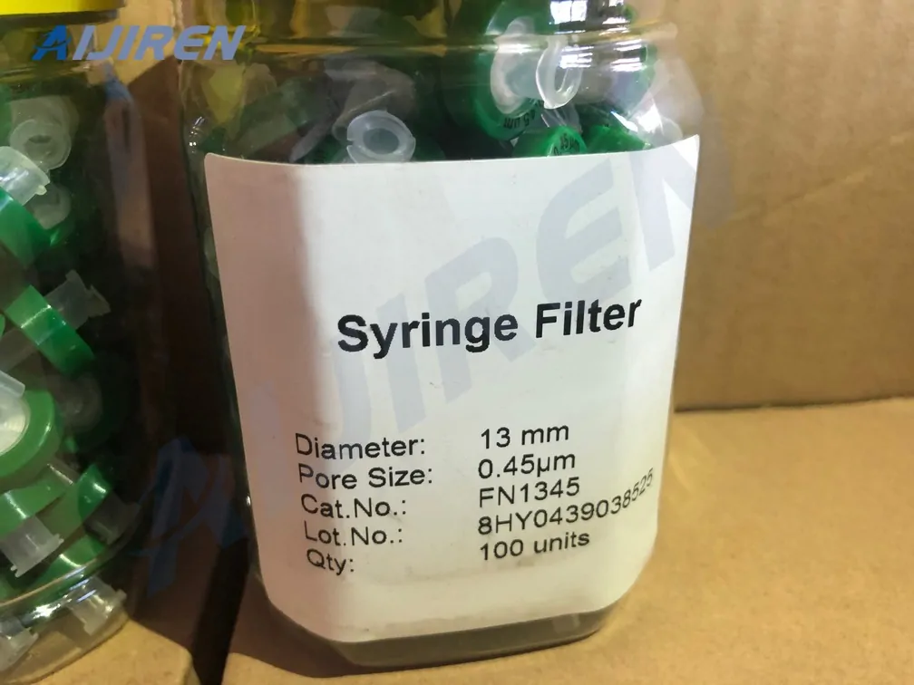 20ml headspace vial0.45 Nylon Syringe Filter