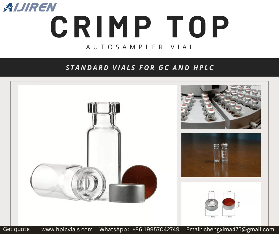 20ml headspace vialClear Crimp Top Autosampler Vial