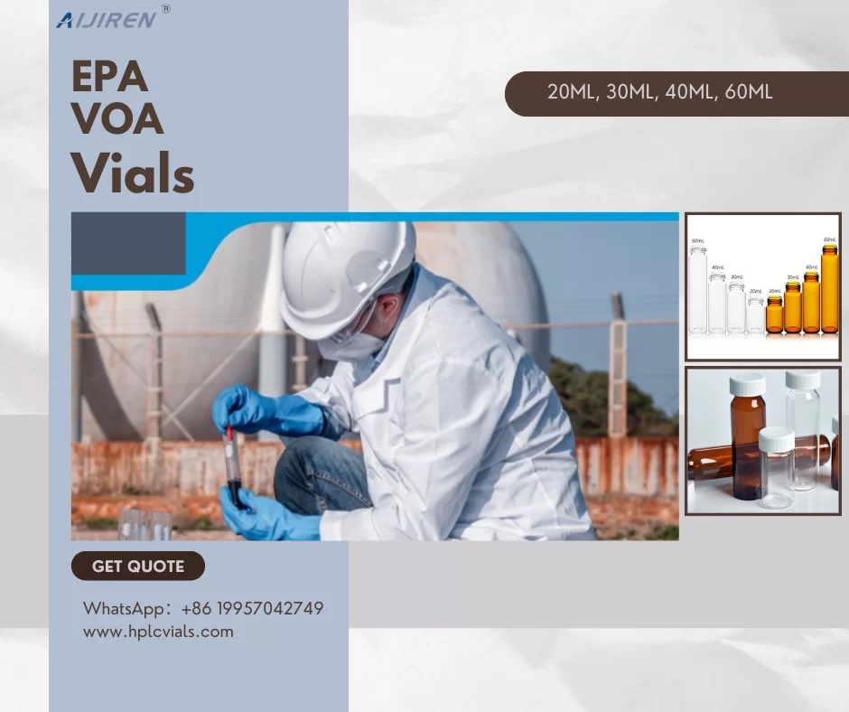 20ml headspace vialEPA VOA vials