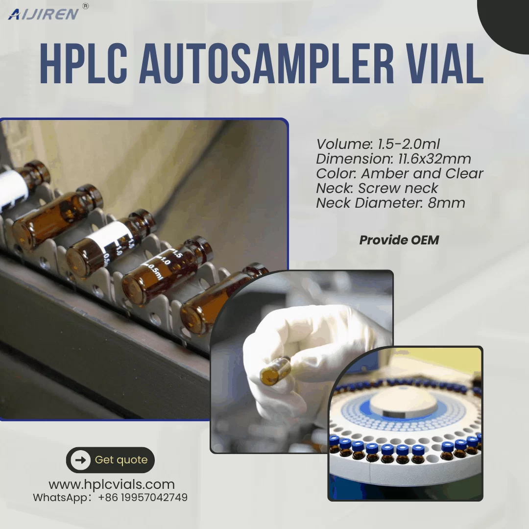 20ml headspace vialAmber HPLC Autosampler Vial