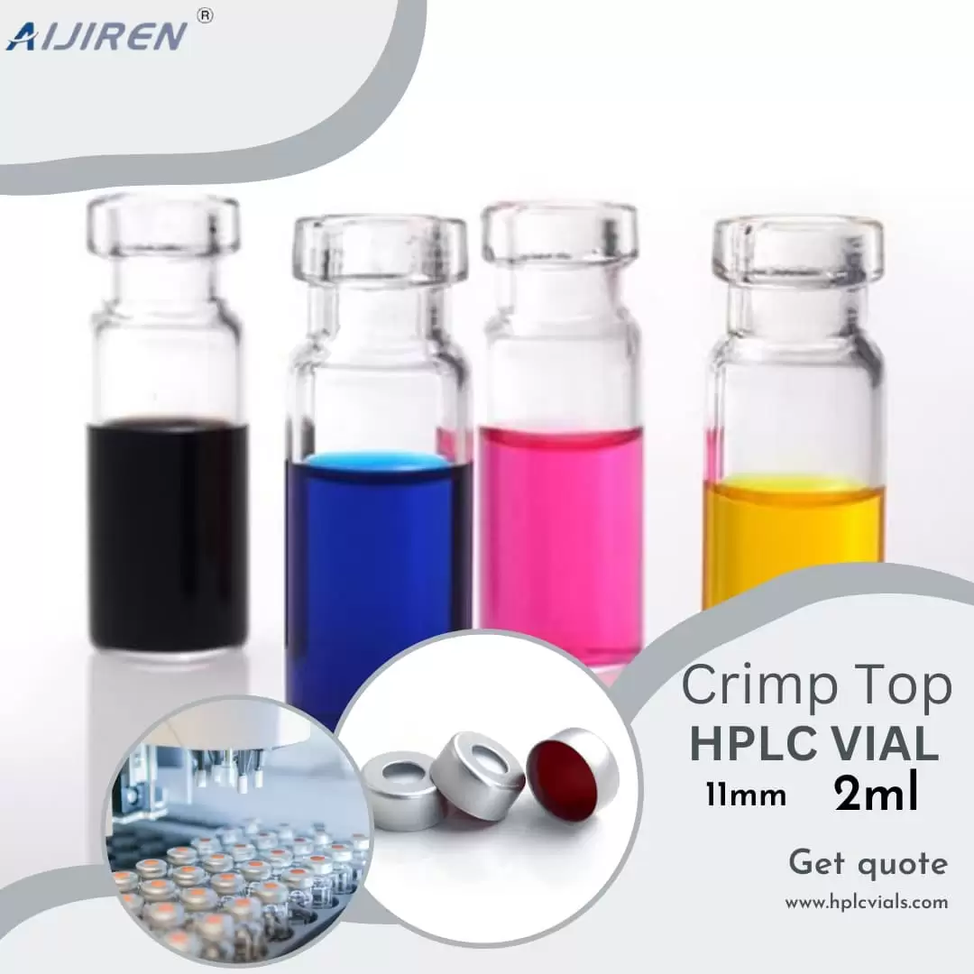 20ml headspace vial11mm Crimp Caps for Autosampler Vials
