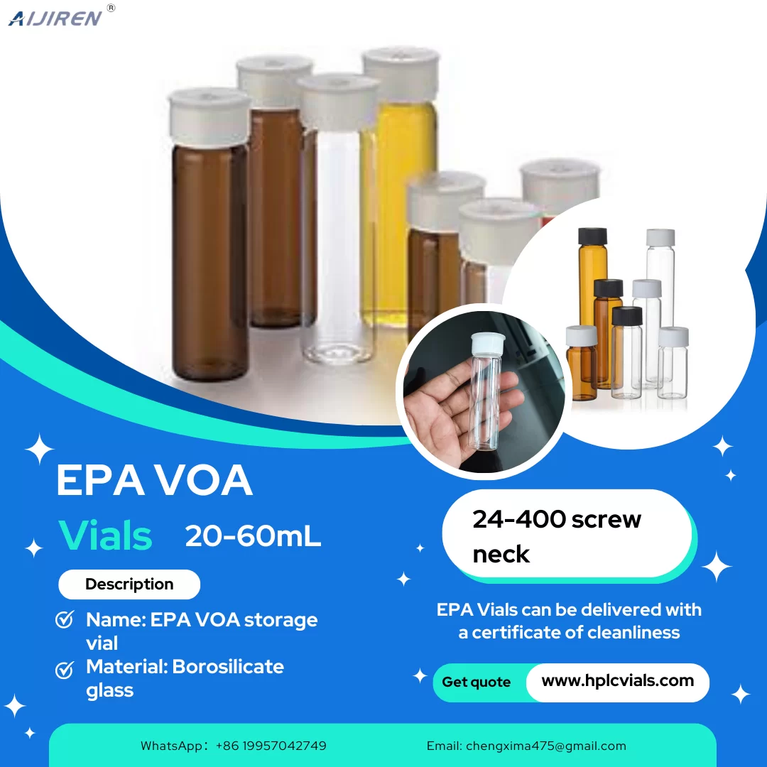 20ml headspace vialEPA VOA Vials (20-60mL)