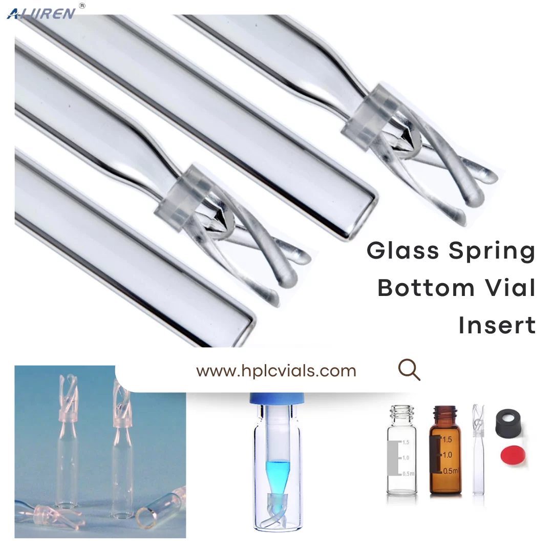 20ml headspace vialGlass Spring Bottom Vial Insert