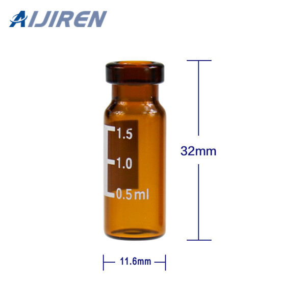 HPLC Sampler Vial 11mm Clear/Amber Crimp Neck HPLC Vial