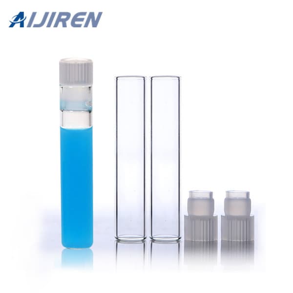 clear glass shell vial